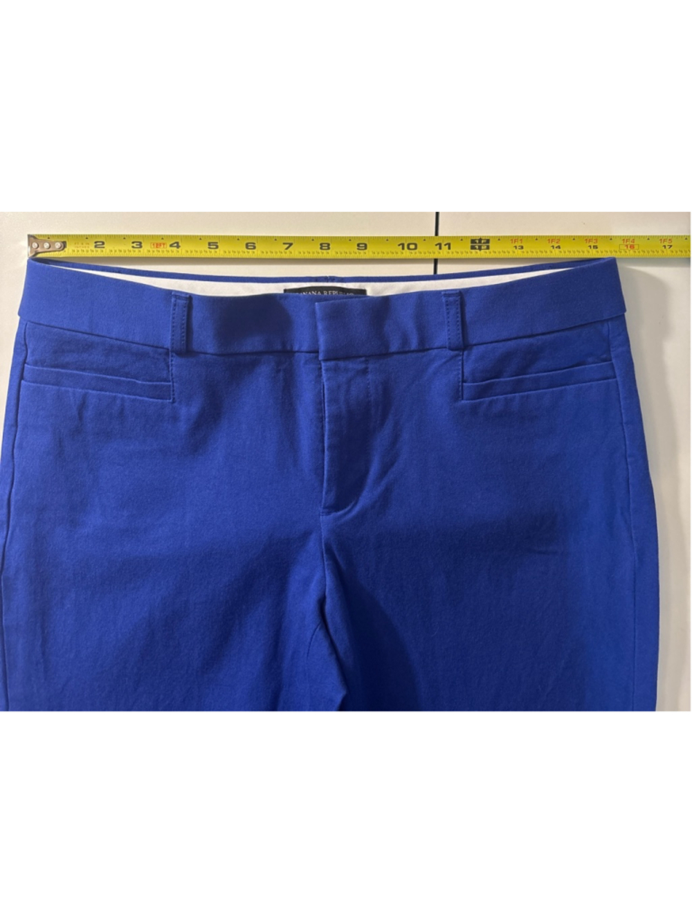 Banana Republic Royal Blue Sloan Fit Pants - Size 6 - Picture 4 of 6
